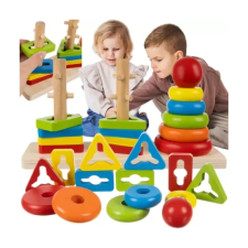  Fa forma válógató tornyok egyéb bébijáték