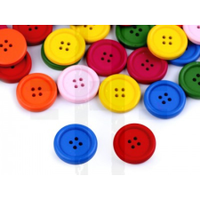  Fa gomb dekor - 50 db dekorációs kellék