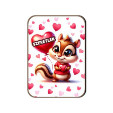  Fa hűtőmágnes, Szeretlek, mókus hűtőmágnes