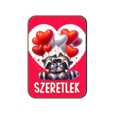  Fa hűtőmágnes, Szeretlek, mosómedvék hűtőmágnes
