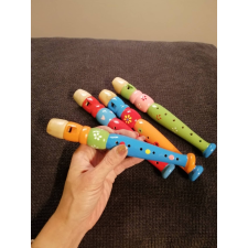  Fa játék furulya kreatív és készségfejlesztő