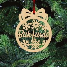  Fa karácsonyfadísz - Bükkfürdő karácsonyfadísz