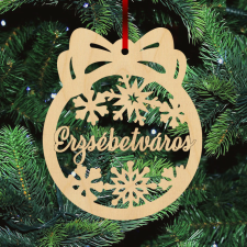  Fa karácsonyfadísz - Erzsébetváros karácsonyfadísz