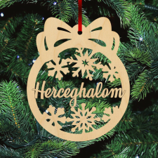  Fa karácsonyfadísz - Herceghalom karácsonyfadísz