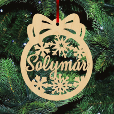  Fa karácsonyfadísz - Solymár karácsonyfadísz