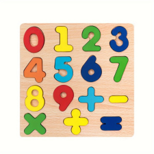  Fa készség fejlesztő puzzle - Számok műveletekkel puzzle, kirakós