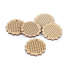  Fa kivágás hímzéshez - 5 db dekorációs kellék