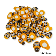  Fa méhecske dekor öntapadós 14x19mm 50db/cs dekorációs kellék