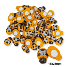  Fa méhecske dekor öntapadós 18x24mm 50db/cs dekorációs kellék