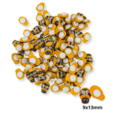  Fa méhecske dekor öntapadós 9x13mm 100db/cs dekorációs kellék