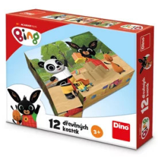  Fa mesekocka 12 db - Bing puzzle, kirakós