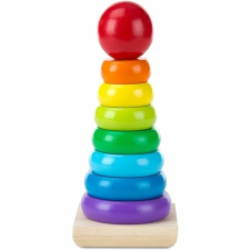  Fa montessori torony - 15 cm fajáték