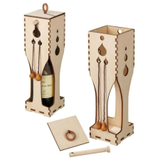  Fa palack puzzle - Bordeaux - Philos puzzle, kirakós