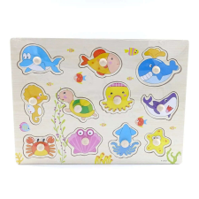 Fa puzzle - bedugós, tengeri állatok - 72212 puzzle, kirakós