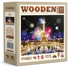 Fa puzzle Éjszakai Párizs 505 darab puzzle, kirakós