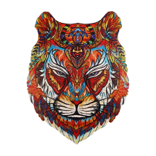  Fa puzzle, színes A3 méretű (tigris) puzzle, kirakós