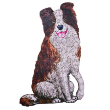  Fa puzzle, színes A5 méretű (kutya) puzzle, kirakós