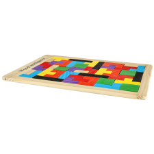  Fa puzzle tetris blokkok 40el. fajáték