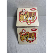 Fa puzzle - tigris domború (11x11x1 cm) puzzle, kirakós