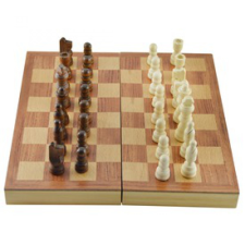  Fa sakk készlet - 27 cm logikai játék