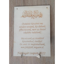  Fa tábla ovis ballagásra dekorációs kellék