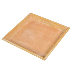  Fa tálca natúr 25x25x3cm dekorálható tárgy