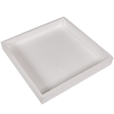  Fa tálca peremmel fehér 30x30x4cm dekorálható tárgy