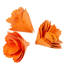  Fa tölcsér szegfű 4cm narancs 10dkg/csom dekorációs kellék