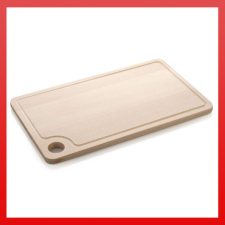  Fa vágódeszka hornyos 42x25 cm 27CBWR42X25 konyhai eszköz