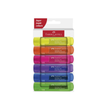 Faber-Castell : 1546 Neon fluorescent 6 db-os szövegkiemelő filctoll szett filctoll, marker