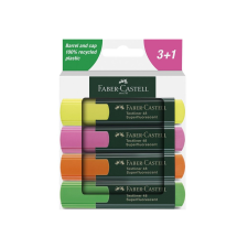 Faber-Castell : 1548 Superfluorescent 4 db-os szövegkiemelő filc szett filctoll, marker