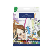 Faber-Castell Alkoholos marker készlet - Goldfaber Sketch Marker (24 db) filctoll, marker