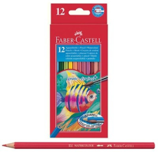 Faber-Castell : Aquarell színesceruza készlet 12db + 1db ecset színes ceruza