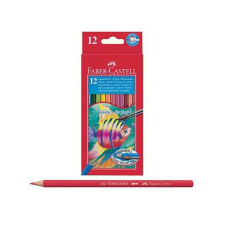 Faber-Castell : Aquarell színesceruza készlet 12db + 1db ecset színes ceruza