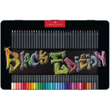 Faber-Castell : Black Edition színes ceruza 36db-os szett fém dobozban színes ceruza