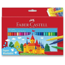 Faber-Castell Castle kerek, 50 szín filctoll, marker