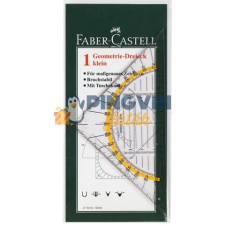 Faber-Castell - Faber-Castell: Háromszög vonalzó benne szögmérővel hegyező