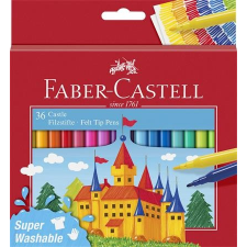 Faber-Castell Filctoll készlet, FABER-CASTELL, 36 különböző szín &quot;Castle&quot; filctoll, marker