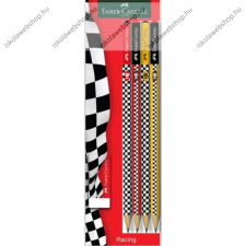 Faber-Castell grafitceruza készlet radírral, Racing/Verseny ceruza