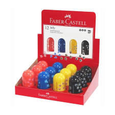Faber-Castell Hegyező FABER-CASTELL 5832 Jelly egylyukú tartályos vegyes minta hegyező