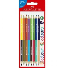 Faber-Castell : Kétszínű színes ceruza készlet, 8 db-os színes ceruza
