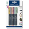 Faber-Castell Metallics markerek, 6 fémes szín