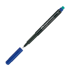 Faber-Castell : Multimark alkoholos filctoll 0,6mm kék filctoll, marker