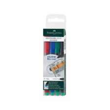 Faber-Castell : Multimark alkoholos filctoll szett 0,6mm 4db toll