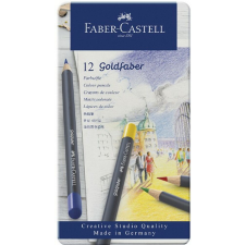 Faber-Castell művészceruza 12db AG-ceruza Godfaber fém dobozban 114712 színes ceruza
