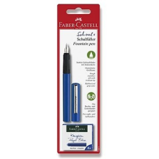 Faber-Castell patronos, kék + 6 patron toll