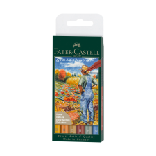 Faber-Castell Pitt ecsetfilc készlet - Harvest - Pitt Artist Pen Brush (6 db) filctoll, marker