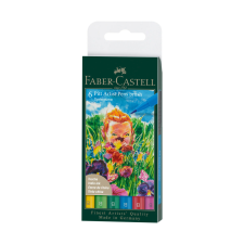 Faber-Castell Pitt ecsetfilc készlet - Springtime - Pitt Artist Pen Brush (6 db) filctoll, marker