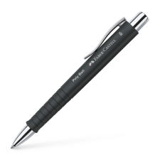 Faber-Castell Poly Ball nyomógombos fekete golyóstoll - 0.5mm / Kék toll