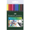 Faber-Castell Rostirón készlet, 0,4 mm, FABER-CASTELL "Grip", 10 különböző szín